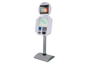 China Dual Screen Station Multimedia Kiosks , Bar-code Scanner S801 wholesale