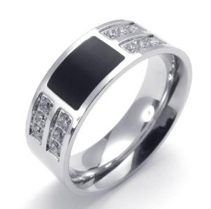 China Tagor Jewelry Super Fashion 316L Stainless Steel Casting Ring PXR206 wholesale