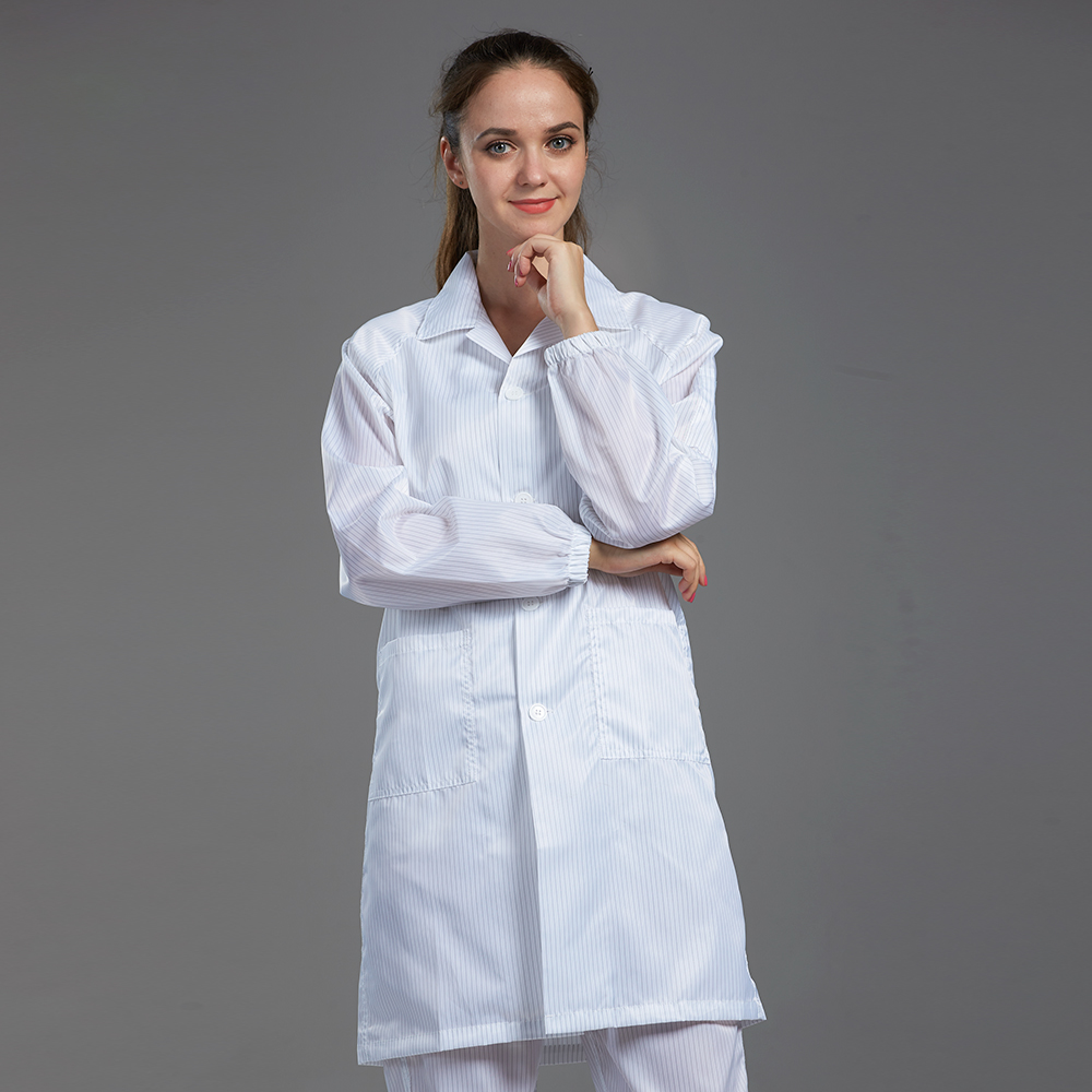 White Canvas Antislip Anti Static Shoes For Pharmaceutical Industrial Workshop