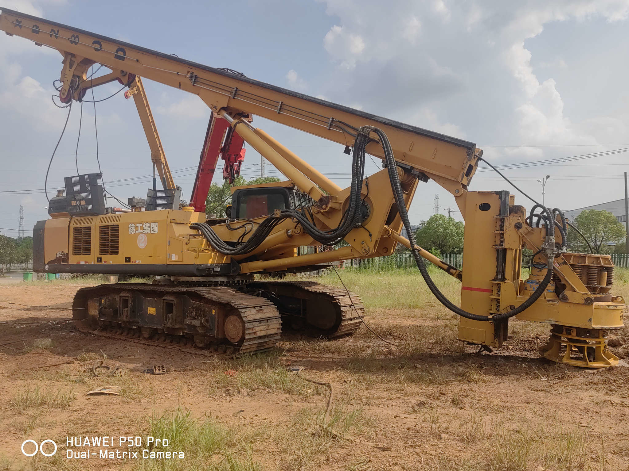 xcmg Foundation Piling Device Ore Digging Gear 30-60 Meters Drilling Depth 55 Tons Capacity