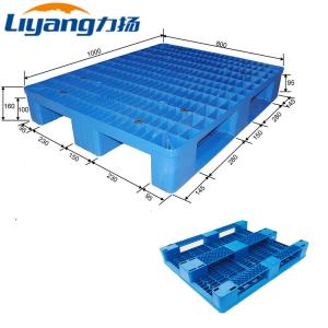China Reversible HDPE Plastic Pallets 1000 X 800 Lightweight Nesting Pallet wholesale