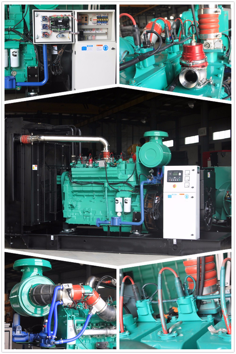 10KW 300KVA Cummins Biogas Power Natural Gas Standby Generator That Run On Natural Gas 50Hz