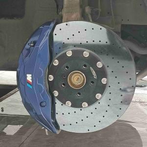 China Aluminum BMW X5 Brake Caliper Big Size 10 Piston Calipers 420mm Carbon Ceramic Discs wholesale