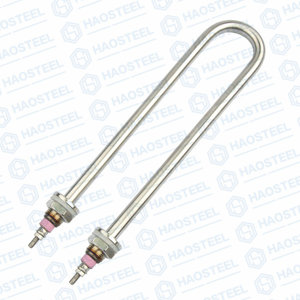 Metal Tubular U Shaped Heating Stainless Steel Pipe 200V Heat Resistance