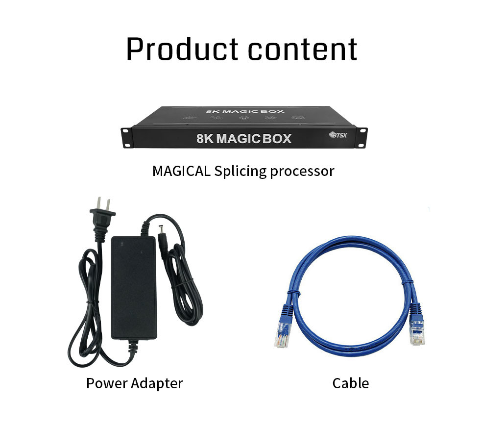 Bitvisus 8K60 PIP Edge Effects Point to Point Irregular Splicing LCD LED Video Processor