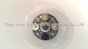 China Waterproof Round Flashing LED Module for Kid 's Clothing , Shoes , Pillow wholesale