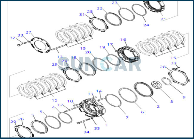 155-15-12811 1551512811 Gearbox Seal Transmission Seal Ring For Bulldozer D85A