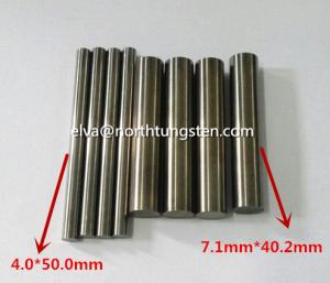 China Tungsten nickle alloy dart billet, blank rod, blank bar, tungsten cylinder wholesale