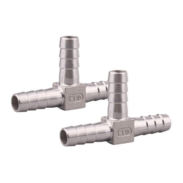 Female Stainless Steel Hose Barb 3 Way Tee T Shape Barbed 1/2 inch Union Home Brew Fitting