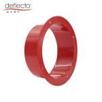 Red Collar HVAC Accessories 6 Inches 150mm Plastic Flange 4 Screw Hole Easy