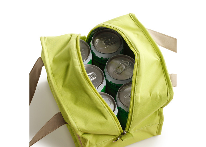 600D Polyester Insulated Lunch Bag , Heat Retention Lunch Box Cooler Bag