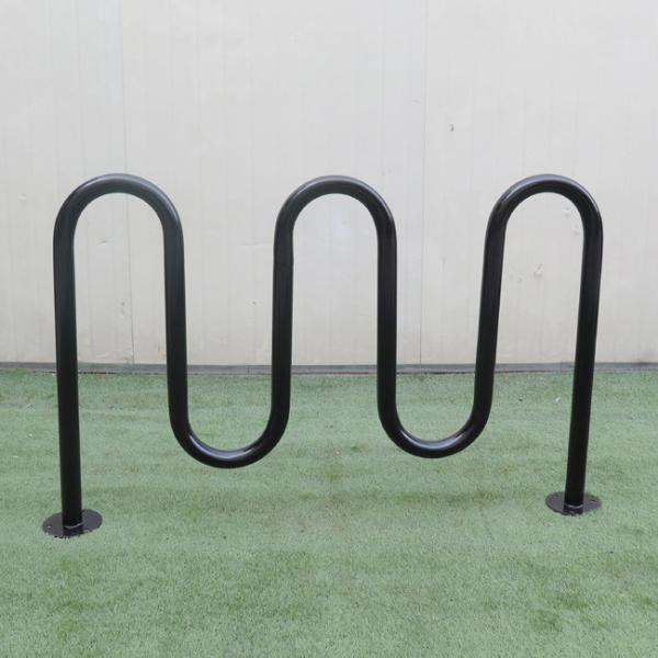 Quality Roadside Public Curved 60kg Steel Bike Rack for sale