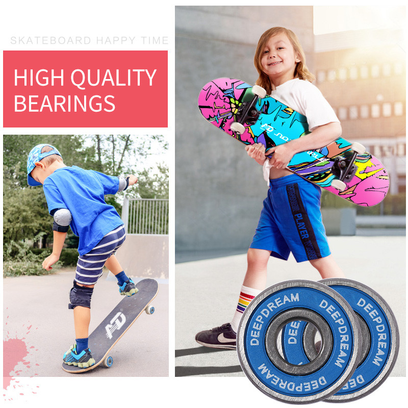High Speed Precision 608 ZZ Skateboard Bearing 608 Rs 8x22x7mm Roller Longboard Skateboard Ball Bearing