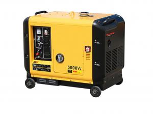China Home Diesel Powered Portable Generator Portable Size 5000 Watt Soundproof on sale