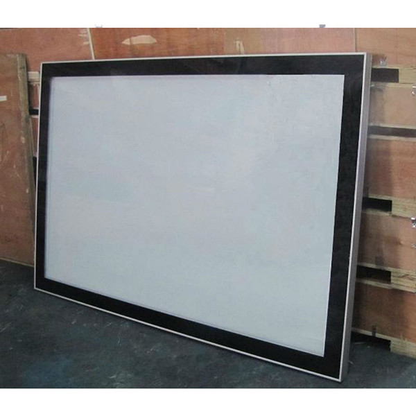 Custom Outdoor Backlit Sign Box Aluminum Frameless Poster Tension Fabric