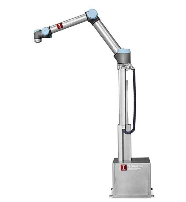Universal robot parts LiftStand plug and play solution for the robotic hand UR5 and UR10