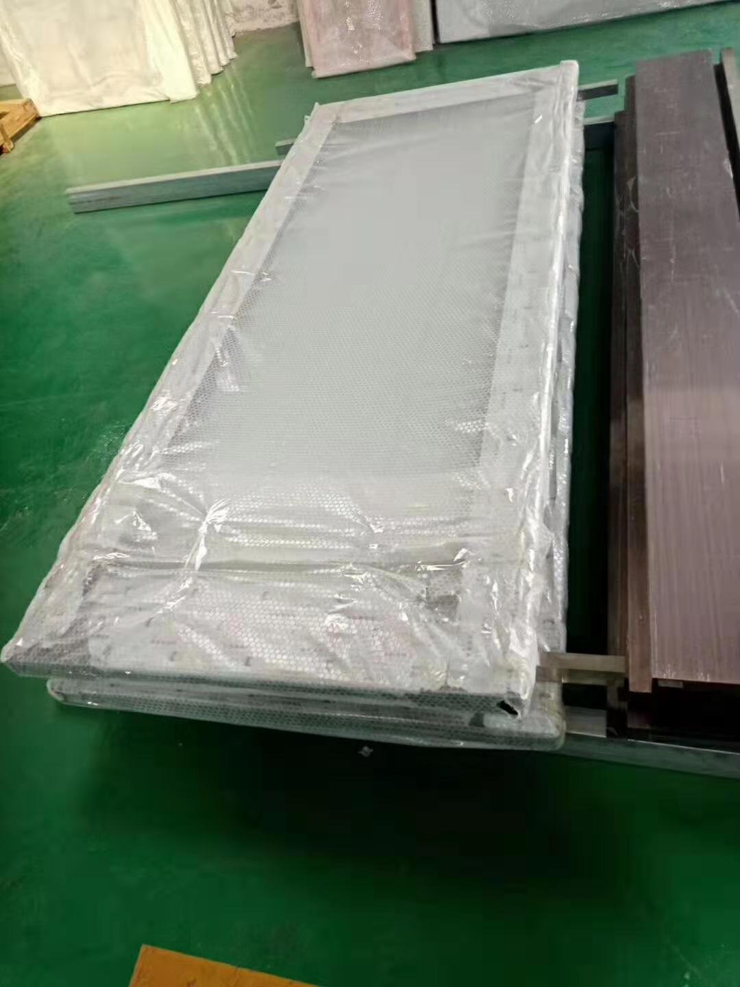 Elegant separation stainless steel room divider wall panels