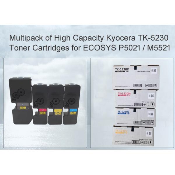 Kyocera TK-5230 BK/C/M/Y Toner Cartridge High Capacity Black and Colour Toner Multipack