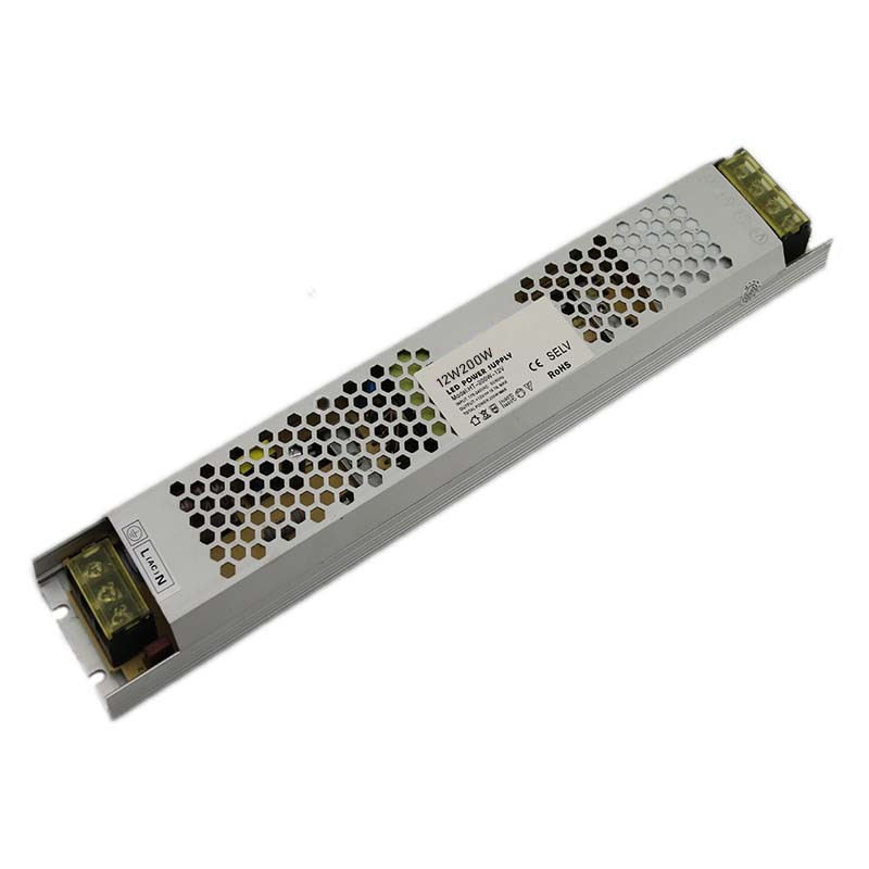 24 volt power supply 200w Ultra Slim power supply IP20 LED light strip power supply