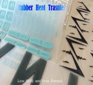 China Sustainable 3D Silicone Heat Transfer Label For Clothing wholesale
