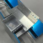 Electrical Wiring Metal Wall Mounted Cable Tray 100mm High Durability Galvanized