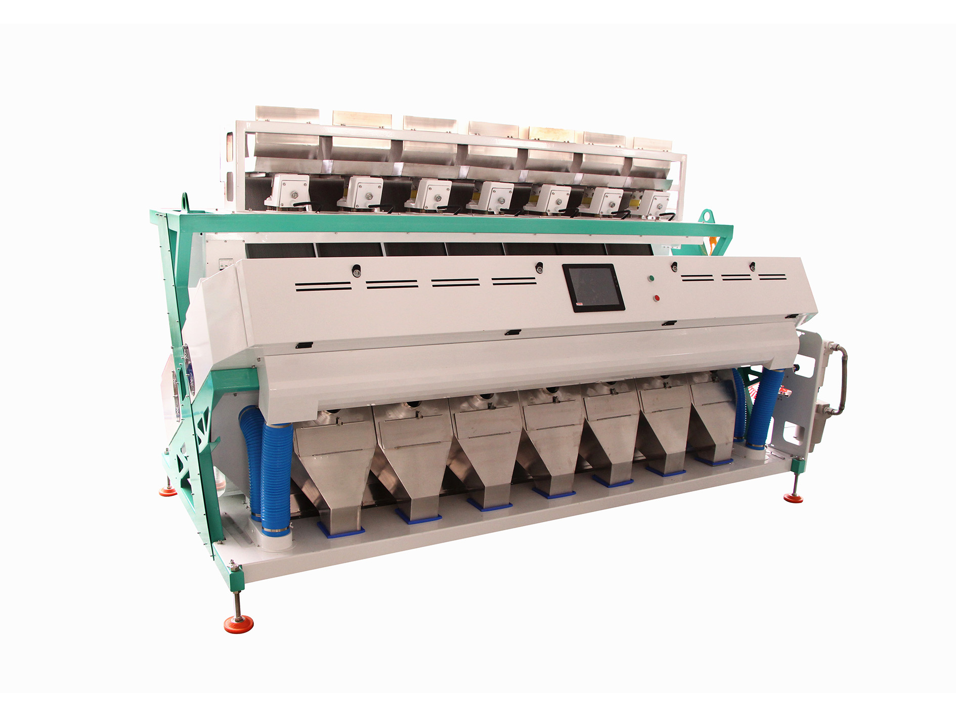 Seven Channel CCD Color Sorter With Advanced LED Lighting Technology