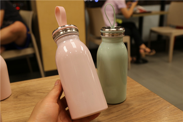Double Wall Kids Vacuum Insulated Water Bottle For School / Outdoor Sports