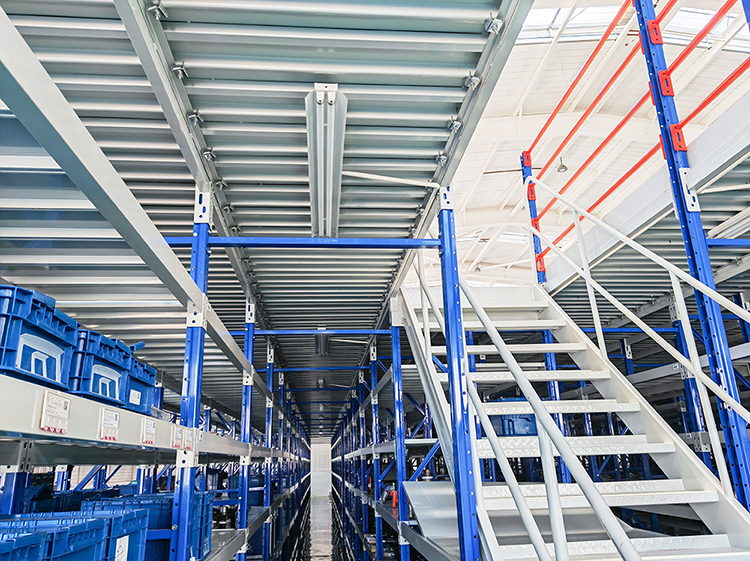 Warehouse Rack 200-300kg Per Layer Multi-Tier Shelving with Customizable Floor Design