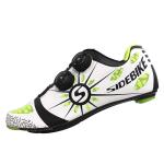 Light Weight Carbon Fiber Cycling Shoes , Tough Outsole Bike Bicycle Sneakers