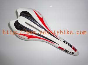 China SA-NT10 bicycle parts carbon fiber saddle road saddle in color white ane red wholesale
