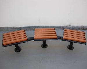 China Waterproof Outdoor Recycled Plastic Benches Furniture Backless Curved wholesale