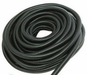 China Black Corrugated Flexible Tubing , Black Corrugated Pipe Fire Resistant Hose wholesale