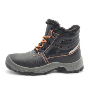 China Black Winter Safety Shoes Durable Wool Lined Waterproof Boots Unisex wholesale