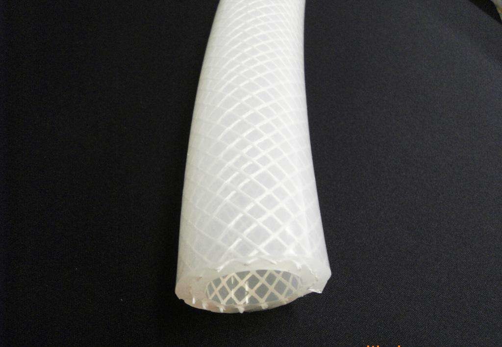Polyester Braided Silicone Tubing Aging Resistance For Food Equipment Materials