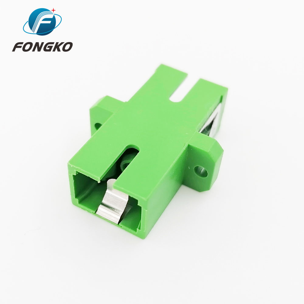 Metal Shrapnel LC Duplex Adaptor , APC Fiber Optic Adapters 0.20dB