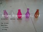 Machine blown design glass vase wholesale