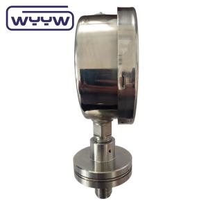 China 100mm Industrial Manometer 4&quot; Diaphragm Seal Chemical Pressure Gauge wholesale