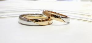 China Polishing Technology Matching Promise Rings wholesale