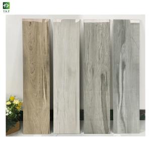 China Gloss Surface Wood Porcelain Floor Tiles 10mm Thickness Outdoor Decoration wholesale