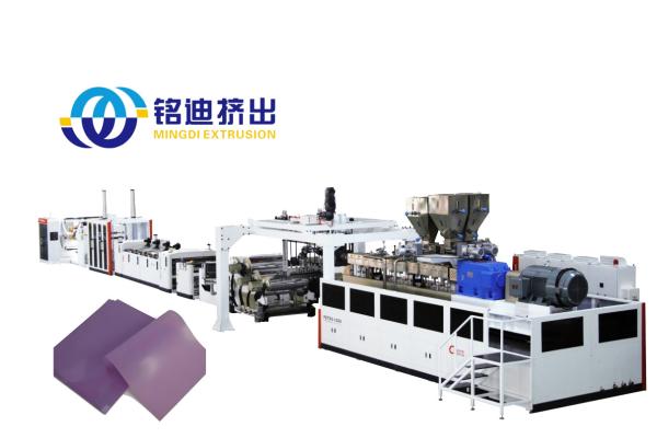 MINGDI PP PE ABS Thick Board Production Line Plastic Sheet Extruder Full