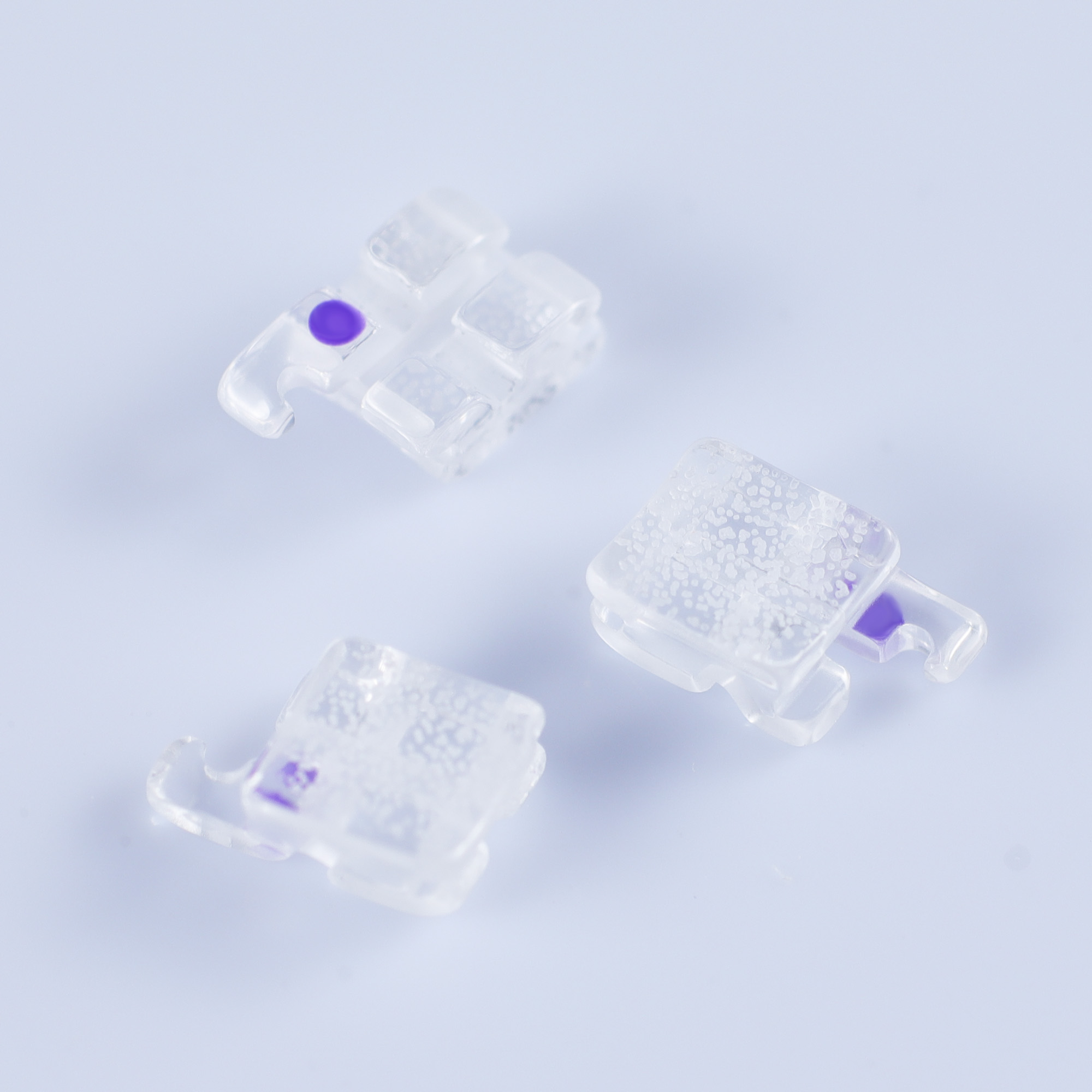 Class II Dental Orthodontic Bracket Monocrystalline Sapphire Instrument Self Ligating ODM