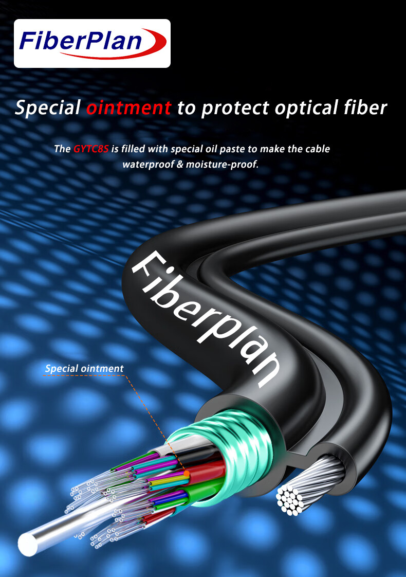 High Performance Self Supporting Figure 8 Optical Cable GYTC8S