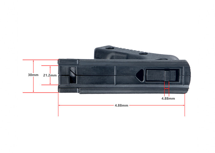 Triangle Front Ar Hand Grip Eco Friendly Nylon Material For Picatinny Rails