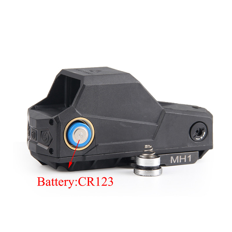 Fast Release Compact Holographic Tactical Optics Red Dot Reflex Sight USB Rechargeable