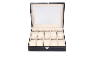 China Fashionable Pu Leather Box Size 25cm*20cm*8cm Showing For watches wholesale