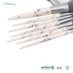 12Pcs Eyeshadow ISO9001 Marble Foundation Brush