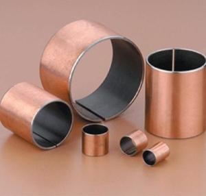 China DIN 1494 Durable Split Plain Bearing , Lubricated Metric Bronze Bushings wholesale