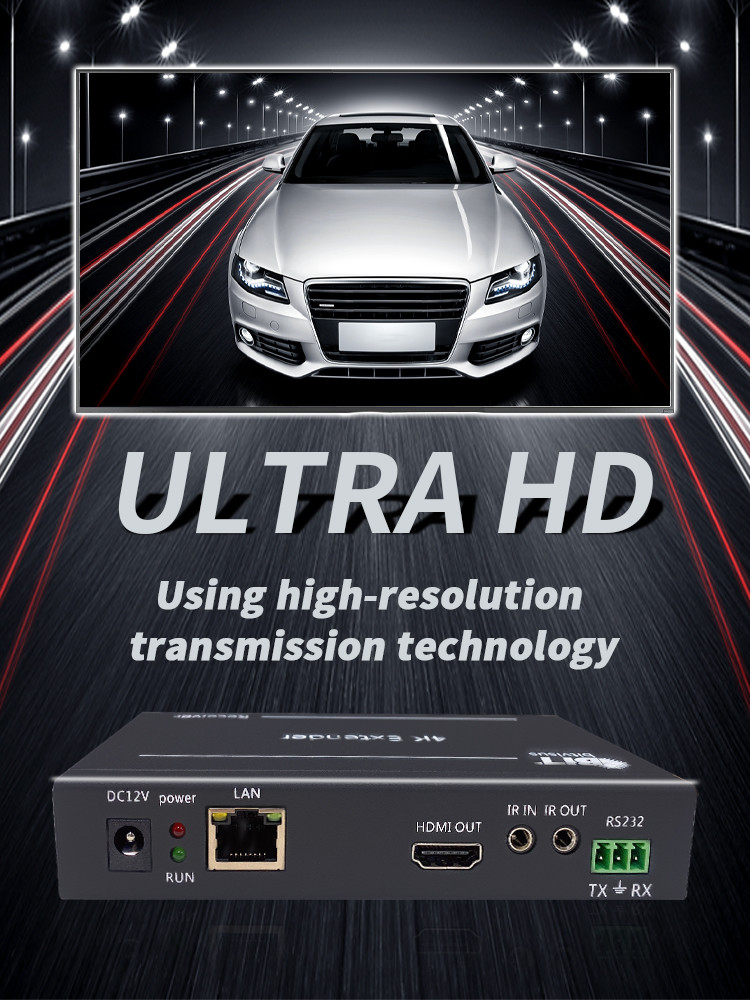 Cat.5 / Cat.6 Video Audio HDMI Fiber Extender 120M 4k Transmitter And Receiver