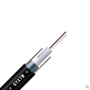 China FTTH 1 Core Fiber Optic Cable , G652D Indoor Drop Cable Unique Groove Design wholesale