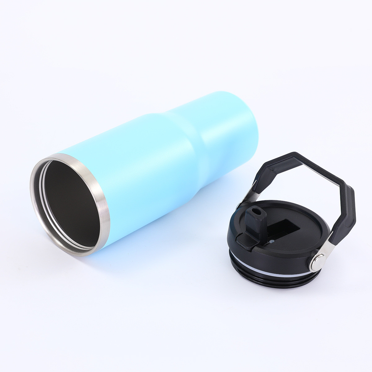 30oz Tumbler With Straw Lid Vacuum Sealed Insulated Cup Reusable Stainless Steel Water Bottle Trave For Water, Iced Tea Or Coffee